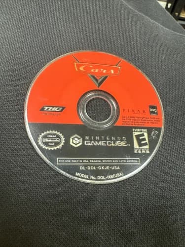 Cars (Nintendo GameCube, 2006) Tested - Disc Only - Heavy Scratches