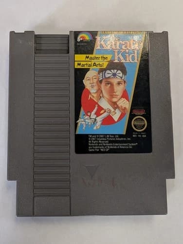 Vintage Nintendo NES The Karate Kid: Master The Martial Arts Authentic