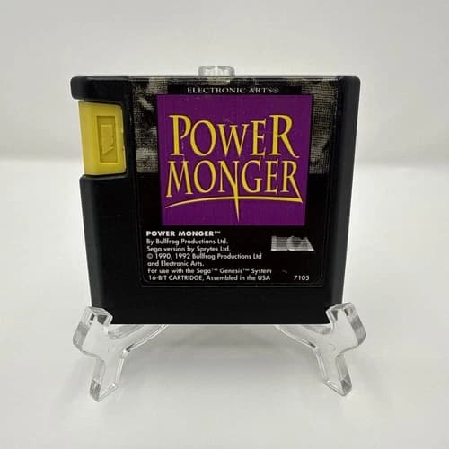Power Monger Sega Genesis Cartridge Only Tested