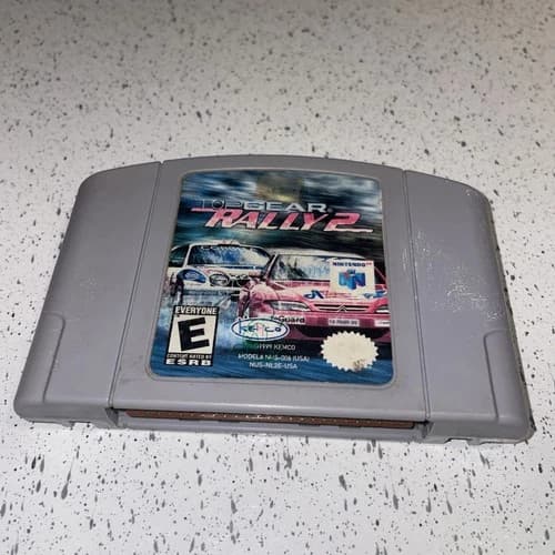 Top Gear Rally 2 Nintendo 64 N64 Tested & Working Authentic