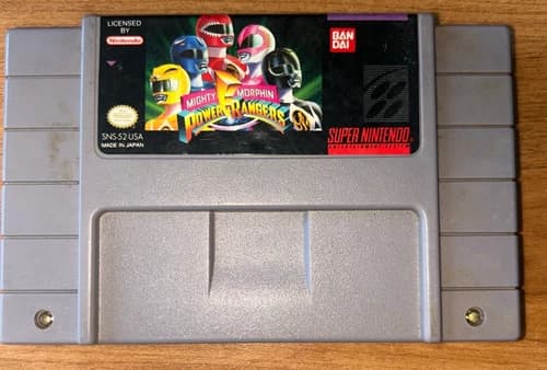 Super Nintendo SNES Mighty Morphin Power Rangers - Video Game Only