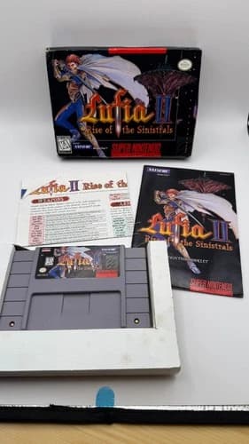 Lufia II: Rise of the Sinistrals (Super Nintendo Entertainment System, 1996) CIB