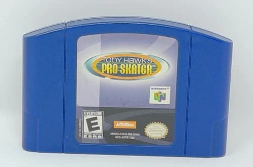 Tony Hawk's Pro Skater (N64, 1999) - Authentic, Cartridge Only, VGC