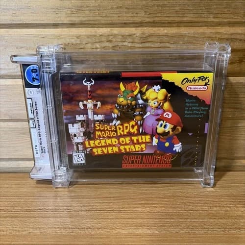 Super Mario RPG: Legend of the Seven Stars (Nintendo SNES,, 1996) Graded CIB 7.0