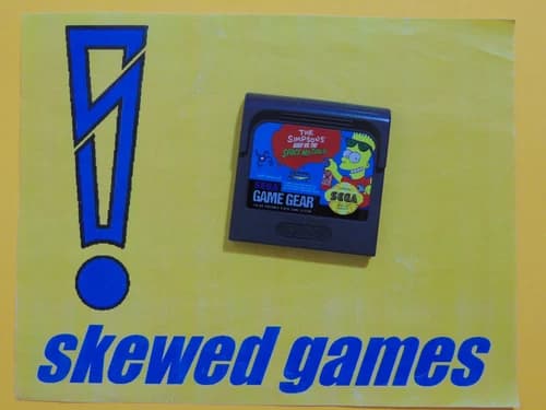The Simpsons Bart vs The Space Mutants - Cart Only - Game Gear Sega