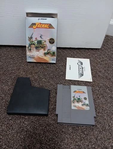 Jackal NES CIB (Nintendo Entertainment System, 1987) w/ Box Tested