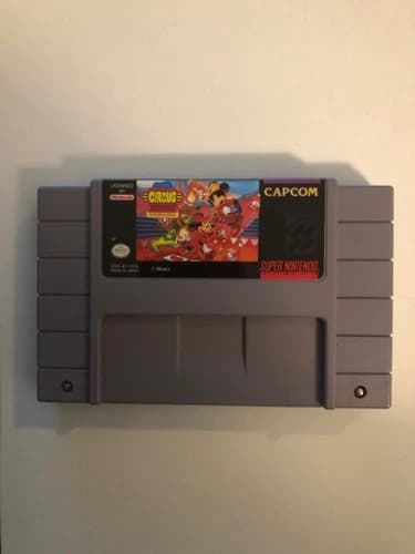 snes game The Great Circus Mystery Mickey and Minnie Tested Mint condition