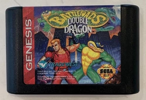 Battletoads/Double Dragon: The Ultimate Team (Sega Genesis, 1993) Cart Only