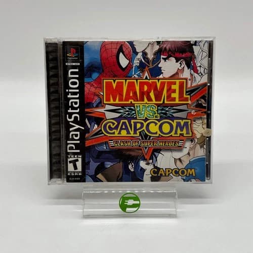 Marvel vs. Capcom Clash of Super Heroes (Sony PlayStation 1 PS1, 2000)