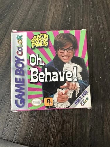 Nintendo Gameboy Color Game Austin Powers Oh Behave! CIB Complete In Box