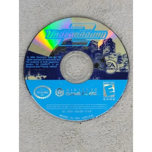 Need for Speed Underground 2 Nintendo GameCube 2004 EA Games DOL-006 Disc Only