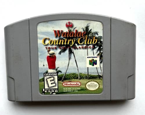Waialae Country Club (Nintendo 64, 1998) N64 Tested