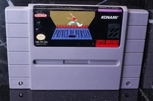 Prince of Persia Super Nintendo Entertainment System 1992 SNES Authentic Tested