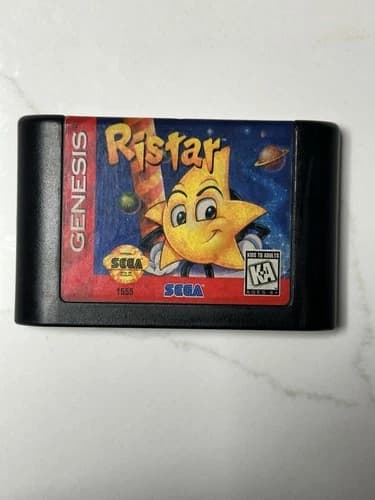 Ristar (Sega Genesis, 1995). Authentic. Tested And Working