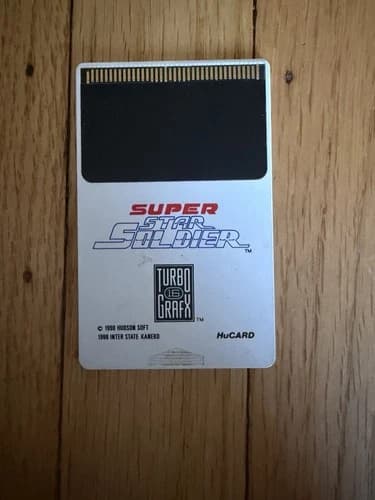 Super Star Soldier TurboGrafx 16 HuCard Only