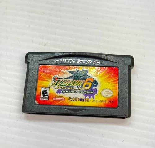 Megaman Battle Network 6 Cybeast Gregar - Game Boy Advance. Authentic!