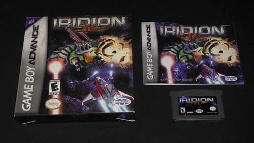 Iridion II 2 Nintendo GameBoy Advance GBA Complete CIB Game Boy