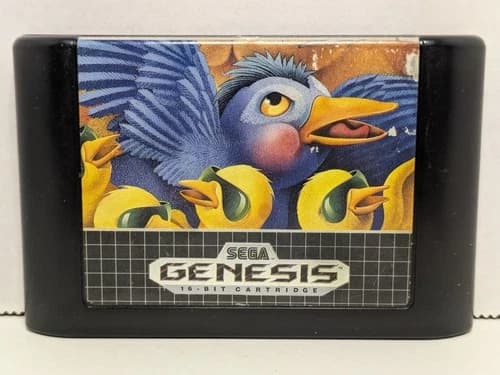 Flicky (Sega Genesis, 1991) Authentic Tested Working
