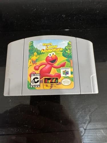 Sesame Street: Elmo's Letter Adventure (Nintendo 64, 1999) Cartridge Only