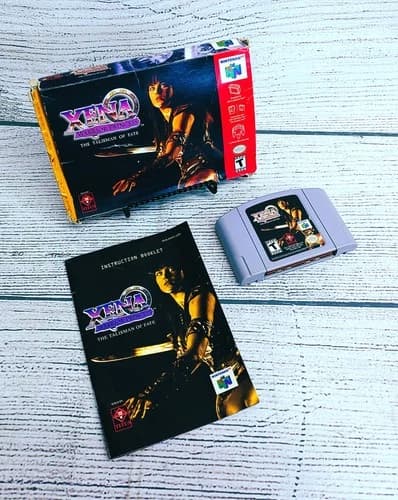 Xena Warrior Princess: The Talisman Of Fate (Nintendo 64, 1999) N64 CIB