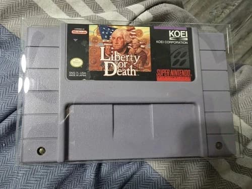 Liberty or Death (SNES Super Nintendo, 1994) Tested, Authentic