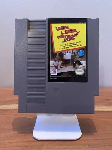 Win, Lose or Draw - Authentic Nes Game Cartridge - Tested & works