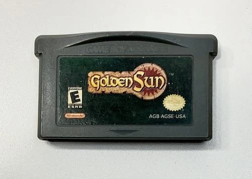 Golden Sun GBA (Nintendo Game Boy Advance, 2002) AUTHENTIC