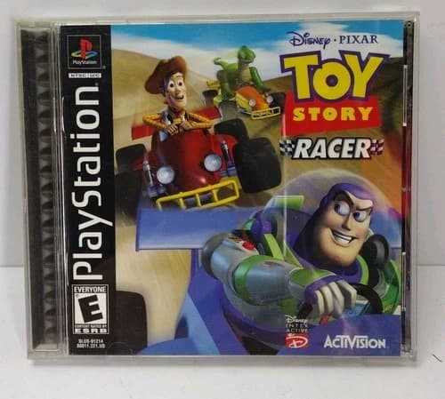 Toy Story Racer (Sony PlayStation 1 PS1, 2001) CIB BLACK LABEL