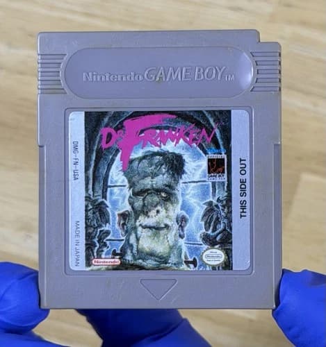 Dr. Franken (Nintendo Game Boy NGB, 1992) - Cartridge Only, Authentic, Tested!