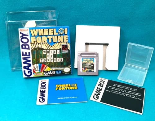 Wheel of Fortune CIB Nintendo Game Boy GB GameTek, 1990 DMG-WF-USA GBW 1000 Nice