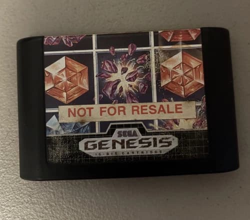 Columns (Sega Genesis, 1990) CART ONLY Not For Resale Version Tested Works