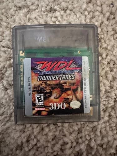World Destruction League: Thunder Tanks (Nintendo Game Boy Color, 2000) TESTED