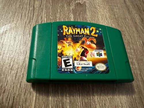Rayman 2: The Great Escape - Nintendo N64 - Cartridge - Tested Works - Authentic
