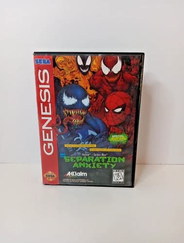 Separation Anxiety (Sega Genesis, 1995) Venom Spiderman