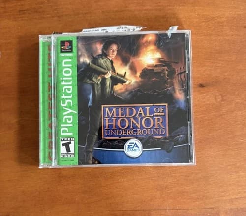 Medal of Honor : Underground (PlayStation 1 Ps1) Excellent CIB Complete w/ Reg