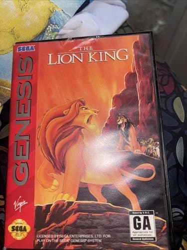 The Lion King (Sega Genesis, 1994) CIB Complete w/ Manual