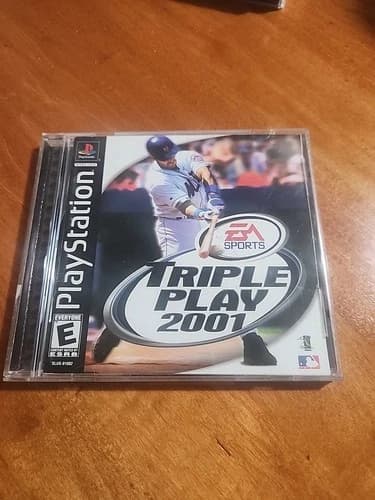 Triple Play 2001 (Sony PlayStation 1, 2000) COMPLETE! PS1. Tested Working