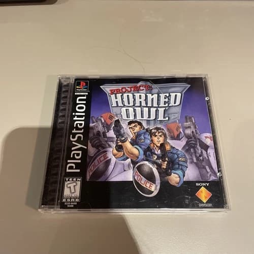 Project Horned Owl PlayStation 1 PS1 Authentic and Tested CIB