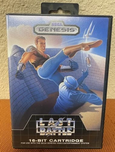 Last Battle - Sega Genesis, 1989 - Complete In Box, Tested, Good Condition
