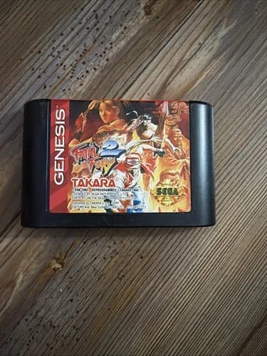 Fatal Fury 2 (Sega Genesis, 1994) Cartridge Only Tested & Works