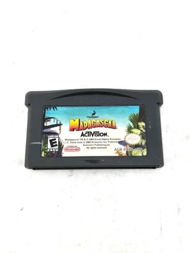 Madagascar Nintendo Game Boy Advance 2005 GBA