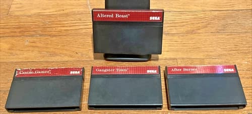 Altered Beast Casino Games Gangster Town and After Burner (Sega Master System)