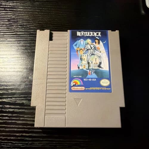 Beetlejuice NES Nintendo Cartridge - Authentic