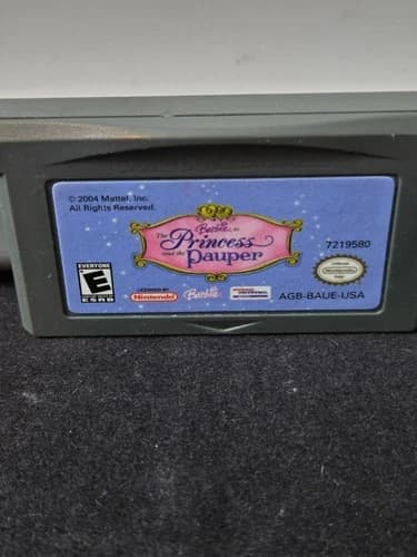 Barbie as the Princess and the Pauper Game Boy Advance Tested Cartridge Only