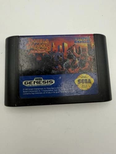 Double Dragon 3 The Arcade Game (Sega Genesis) Cartridge Only Tested Ships Fast