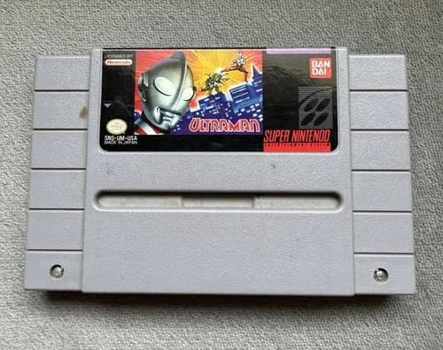 ULTRAMAN Super Nintendo SNES Authentic Game