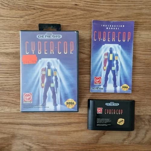 Cyber Cop Sega Genesis (Mega Drive) Game Complete with Manual