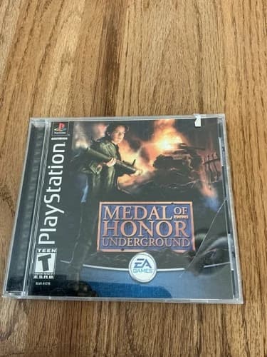 VG Medal of Honor Underground (2000) Sony PlayStation 1, PS1 US, Authentic