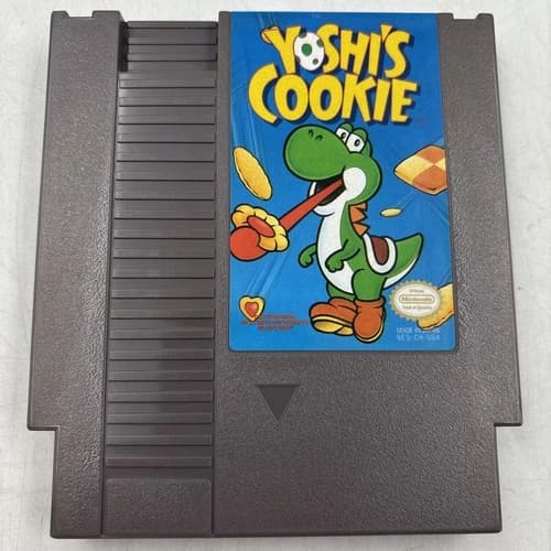 Yoshi's Cookie (Nintendo NES, 1993) Cartridge Only Clean Pins
