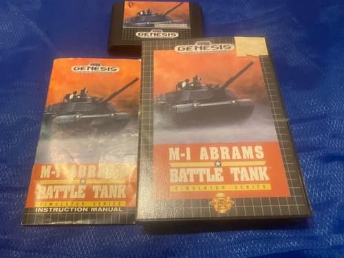 M-1 Abrams Battle Tank (Sega Genesis, 1991) tested complete